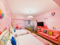 明廷主题公寓(广州融创文旅城店) - 粉红佩奇主题双床房