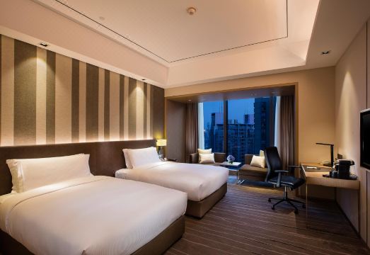 충칭 호텔 객실 전경