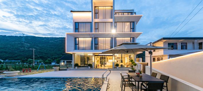 Lulan Wonderland: Mountain & Sea Villa with Healing Pool (Daishan Lulan Qingsha) Hotele w: Powiat Daishan