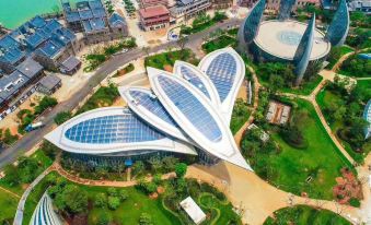 Ocean flower island Agean sea hotel