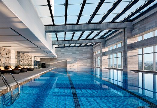 샤먼 호텔 객실 전경