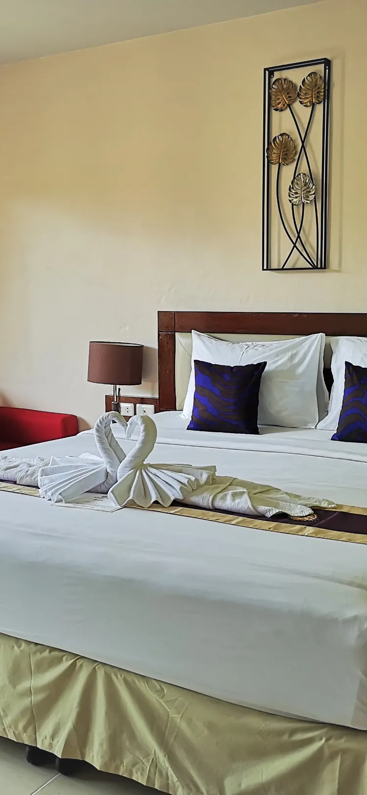 ห้องดีลักซ์ เตียงใหญ่ 1 เตียง วิวทะเล