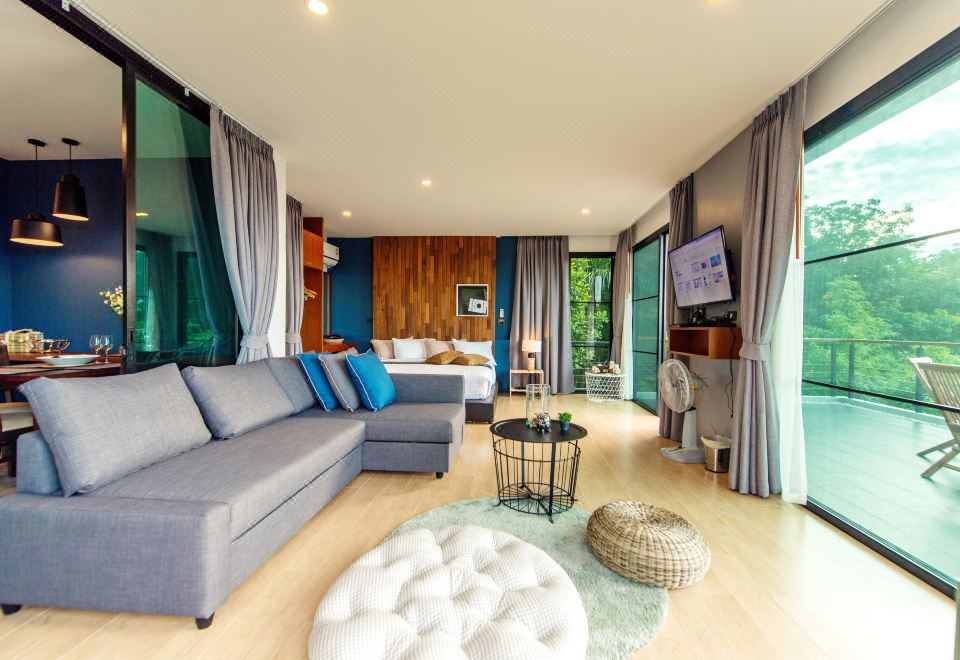 아오 루엑 파노라믹 풀 빌라 전경