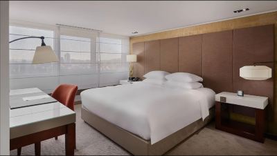 ハイアットグランドプレミアムキングサイズベッドルーム グランドハイアット台北の写真