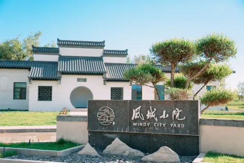 Garden In Windy