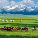 White Felt Tribal Camp