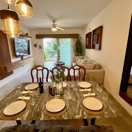 Beachfront 2 BR apartment in Playa Royale Towers in Nuevo Vallarta, MX