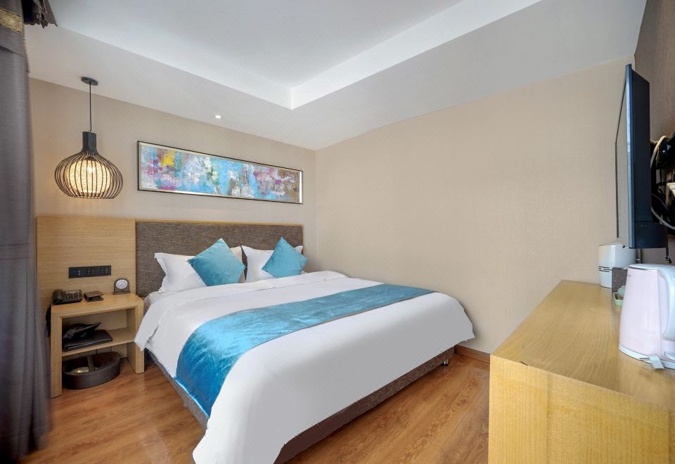 하얼빈 조이 부티크 호텔 침실 인테리어