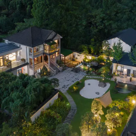 Cloud Hidden INS Villa | Mountain Private Cave Hot Spring Courtyard Retreat
