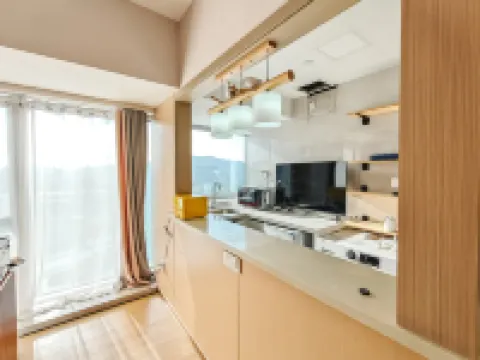 Orange Time Scenic Apartment (Yantai University Wanxianghui) - Bjergudsigt
