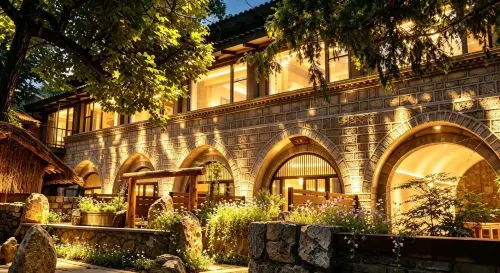 Luoyang Shuanglongxi Yunshang Courtyard - 마운틴 뷰