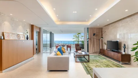 Clear Water Bay Diamond Coast Air Villa Sea View Holiday Apartment in Lingshui