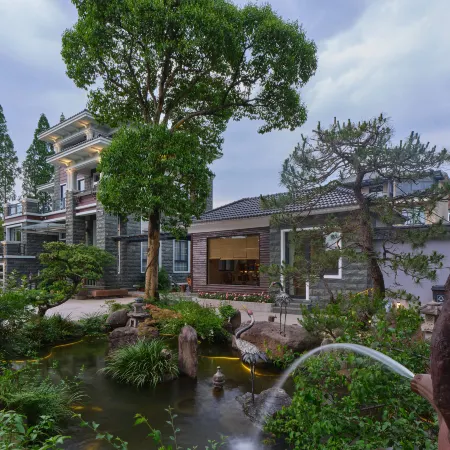 Tiffin Moganshan Su-style garden private soup medicine bath hot spring villa