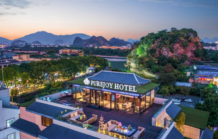 Li River Purejoy Hotel Guilin (Elephant hill Park and TwoRiver & FourLake landscape)