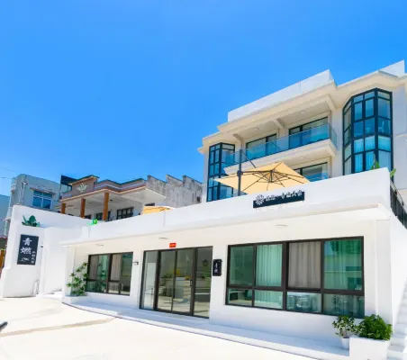 Floral Hotel· Building Qingran Private Shadow Seaview Villa Light Luxury Beauty Su - สระว่ายน้ำส่วนตัว