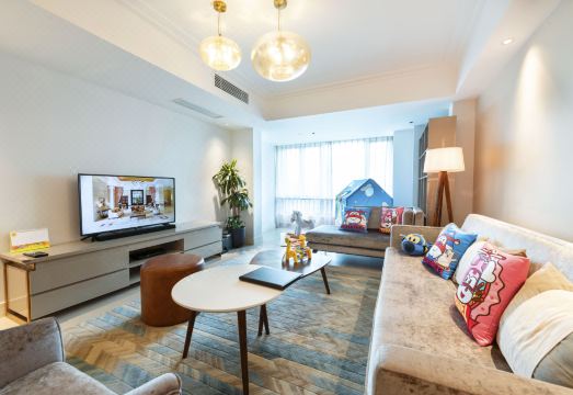 Elaine 서비스 아파트 거실