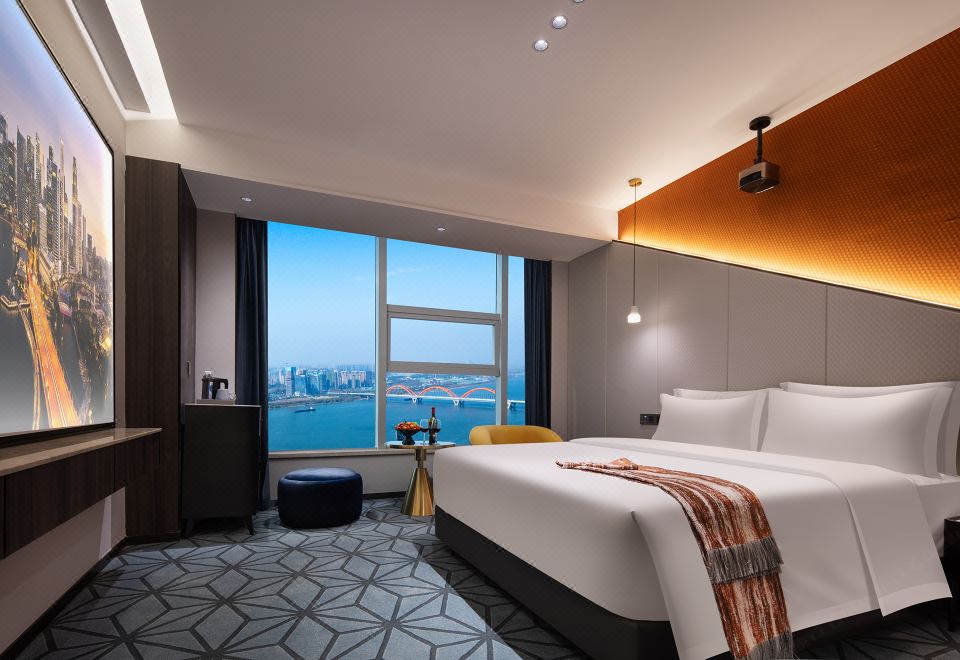 창사 판시판스 클라우드 호텔의 멋진 고층 뷰 객실 사진