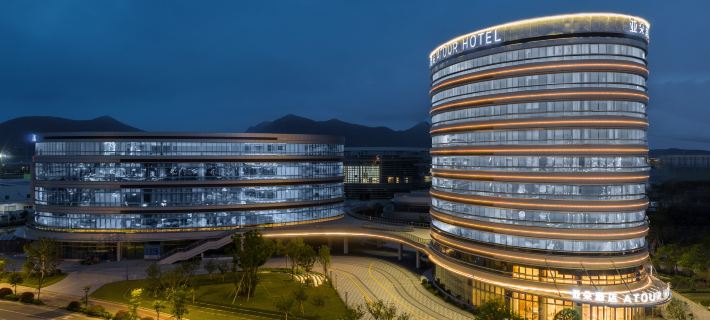 Atour Hotel Taizhou Linhai Toumen Port New District Jili Square Hotels in Linhai