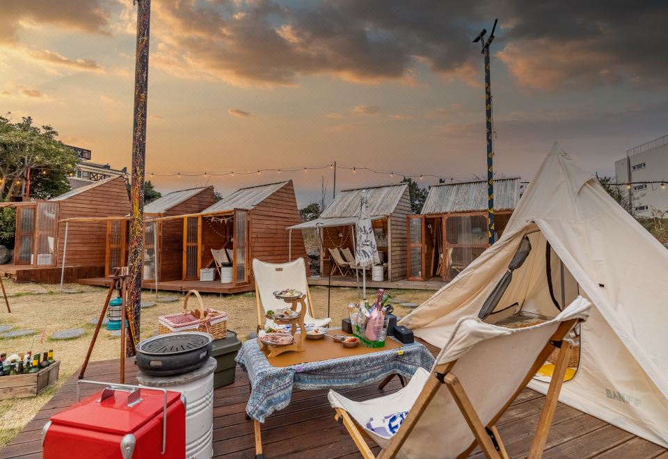 EQ스테이호텔 바베큐 시설