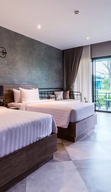 วิลล่าสวนแบบทวิน