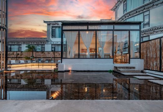 숙소 테라스 전망