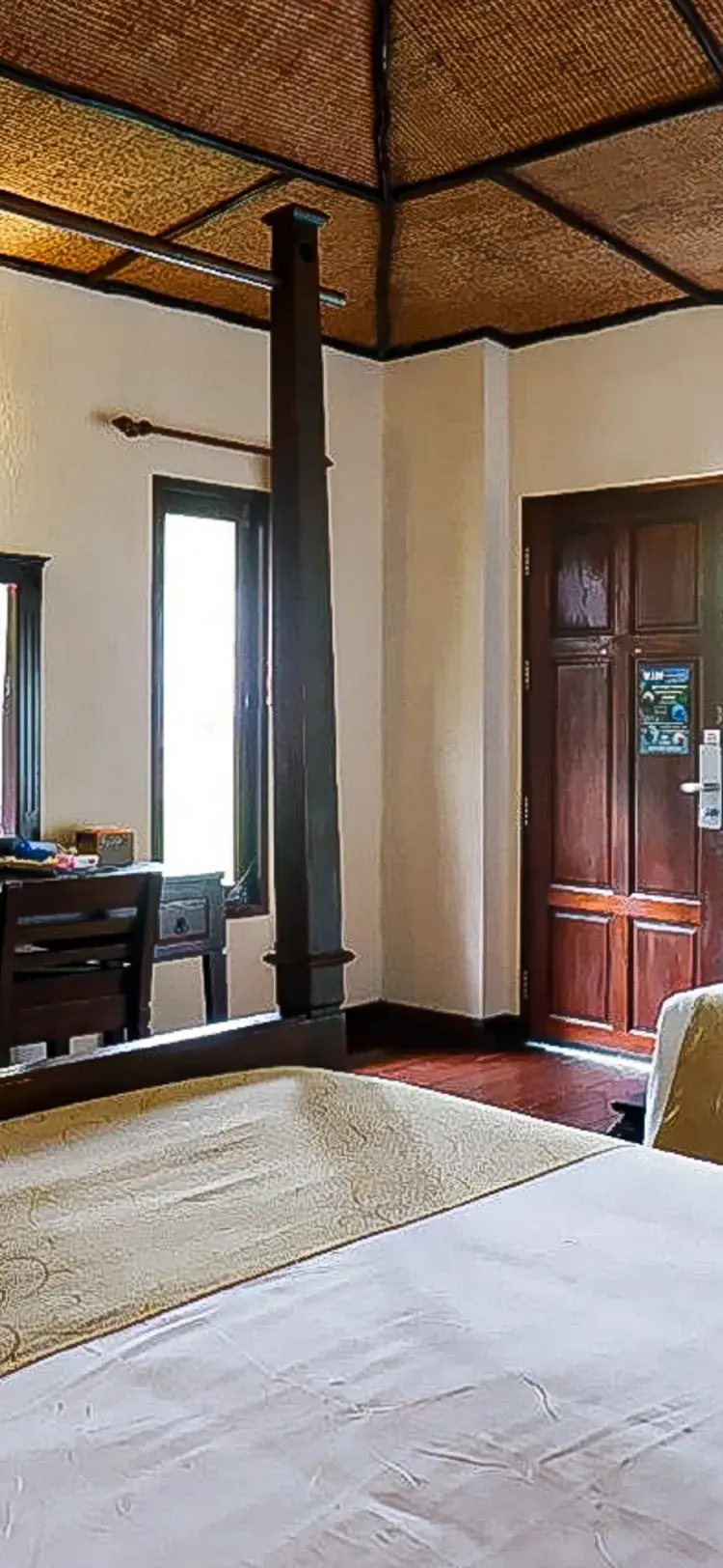 ห้องดีลักซ์สำหรับสามท่านพร้อมวิวสวน