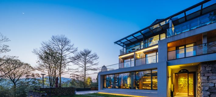 Yueshang Xiaolu | Mountain Forest Cloud Sea Snowfield Vacation Boutique Stay (Anji Jiangnan Tianchi) Anji İlçesi otelleri