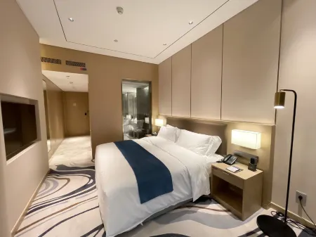 Jianguo Hotel xiongan Green Expo Park Отели рядом с достопримечательностью «Jinhu Park»