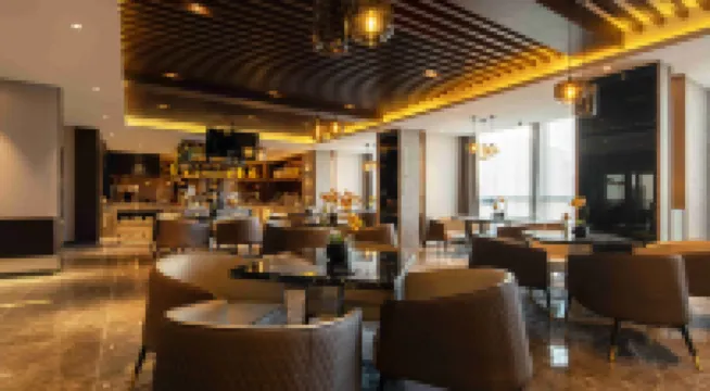 The GiorgioMorandi Hotels (Zaozhuang West Station Xuecheng Wanda Plaza) - ที่มีที่จอดรถ