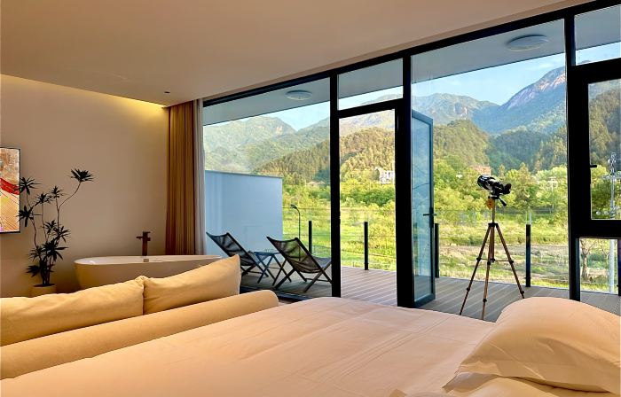 Tiantangzhai Yuexia Mountain Residence courtyard Guesthouse