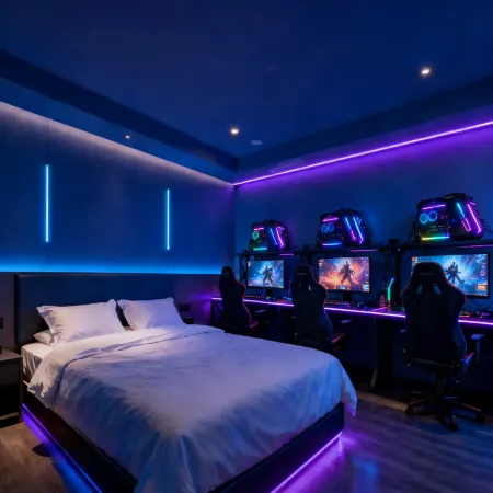 Quantum E-sports Homestay (Xinhui Huaren Wanjia)