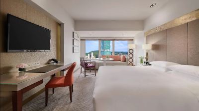 キングサイズベッド101ビュー グランドハイアット台北の写真