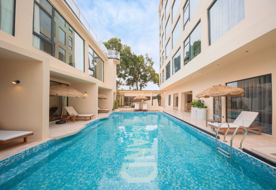 시위 한장 뷰 리조트 메이수에서 바라본 한장강변 전경