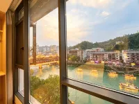 Wenlan Qimeng Hotel (Xuan'en Wenlan Bridge) - غرفة مطلة على الجبل