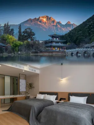 Hantian | Yunkaxueyu • Snow Mountain Panorama Hotel (Lijiang Gucheng Heilongtan)