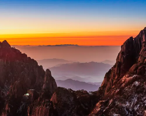 Huangshan Yungu Mountain Spa Resort Рядом с отелем Photos