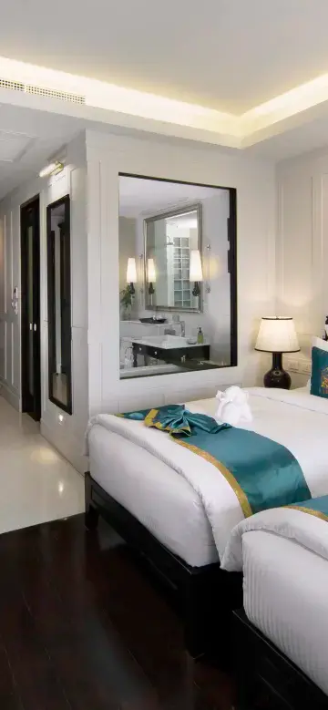 ห้องดีลักซ์เตียงแฝด(siri)