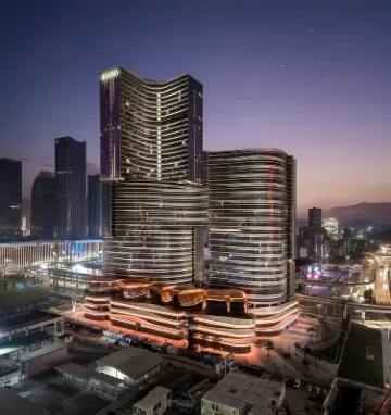 Center·楓雨高空雲端·Macau View輕居（珠海橫琴口岸店） 保利國際廣場附近的飯店