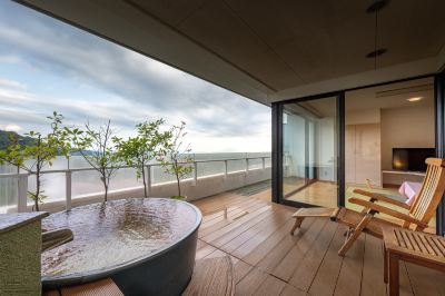 【最上階】露天風呂付プレミアム和洋室 霧島国際ホテルの写真