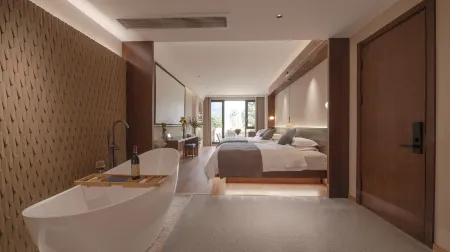 Jiuhua Mountain Xintian Homestay Отели рядом с достопримечательностью «Statue of Kṣitigarbha Bodhisattva»