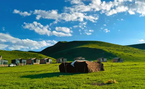 阿布氌孜·一朵雲度假營地 Hotels in Xiahe