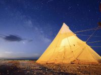 敦煌星空沙漠露营 - 沙漠星空露营一大一小亲子帐篷房