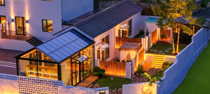 Yunmanli Garden Hot Sping  Resort  Homestay Hotele w: Powiat Tonglu