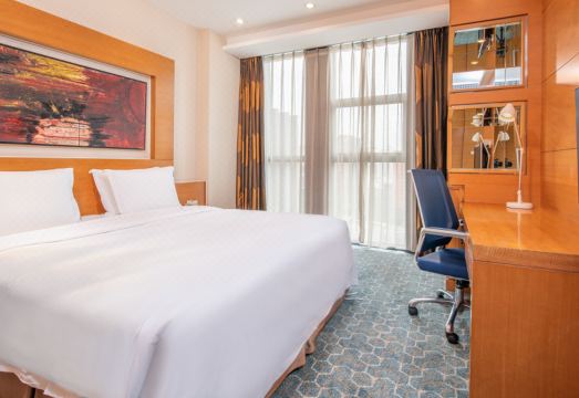 홀리데이 인 익스프레스 베이징 후아카이의 깔끔한 객실