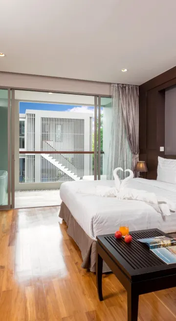 ห้องซูเปอร์เรียร์พร้อมจากูซซี่(เตียงใหญ่)