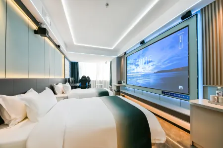 Ye Yuchen E-sports Movie Hotel (Shijiazhuang Railway University Yitang Subway Station) Отели рядом с достопримечательностью «Hebei Institute of Physical Education»