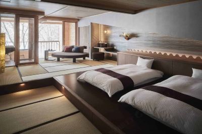 渓流和室 露天風呂テラス付 星野リゾート 奥入瀬渓流ホテルの写真