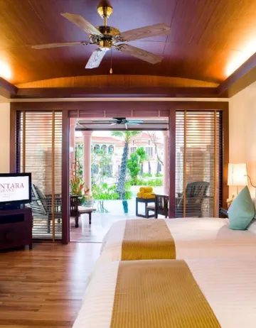 ห้องพรีเมียร์สวีทพร้อมสระว่ายน้ำส่วนตัวเตียงคู่ 2 เตียง