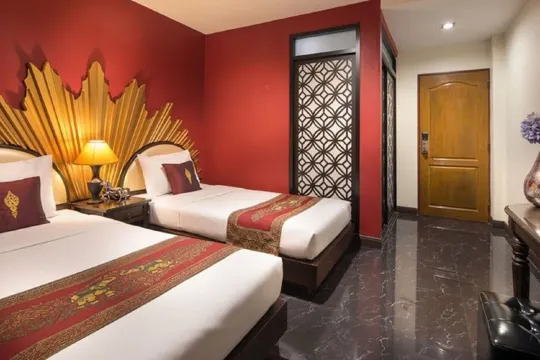 ห้องสการ์เล็ตเตียงแฝด