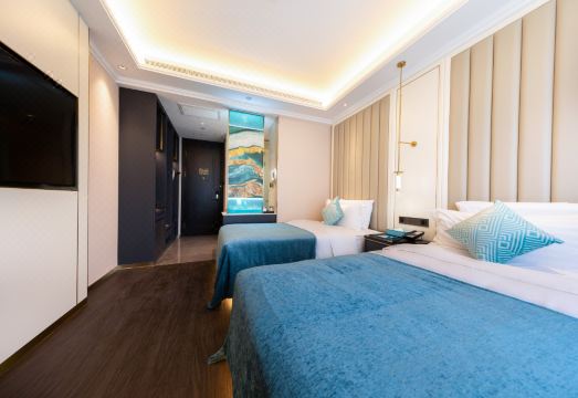 하얼빈 센트럴 스트리트 샤나 디럭스 호텔의 객실